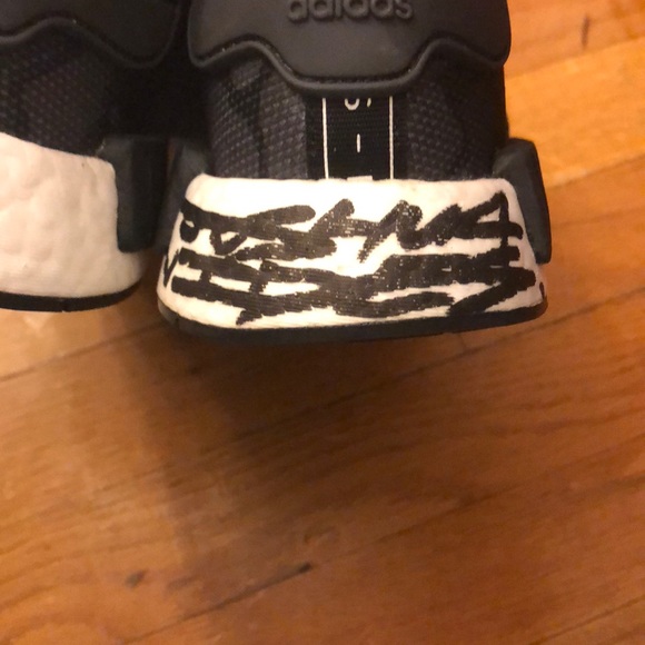 Signed by Joshua Vides. Ultra Boost Sneakers - Picture 5 of 7